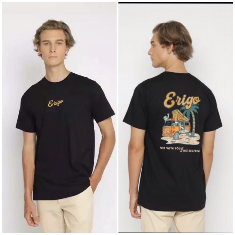BAJU KAOS ERIGO PRIA/BAJU KAOS LENGAN PENDEK MURAH