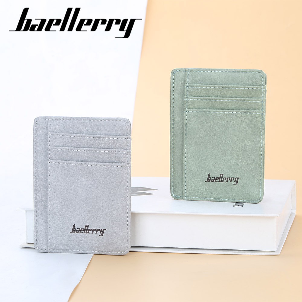 BAELLERRY K9030 Dompet Kartu Wanita Pria Bahan Kulit PU Leather Premium WATCHKITE WKOS