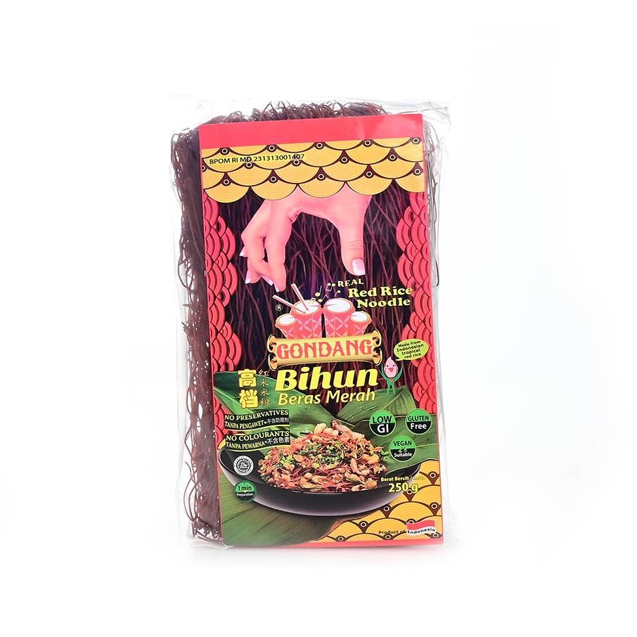 

Gondang - Bihun Beras Merah 250 g