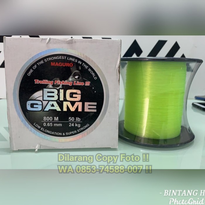 Senar Nylon Trolling Maguro Big Game 50 LB