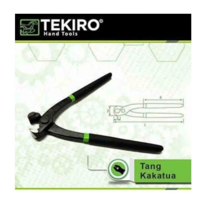tekiro TP2077 tower pincer 9 inch tang kakatua 9inch gegep 9&quot; TP 2077