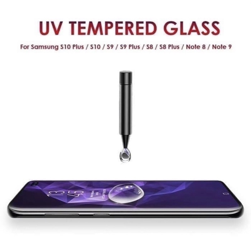 Tempered Glass Curved Uv Nano Full For Samsung S6 edge S10 S10Plus S20 S20Plus Note 10 - UA