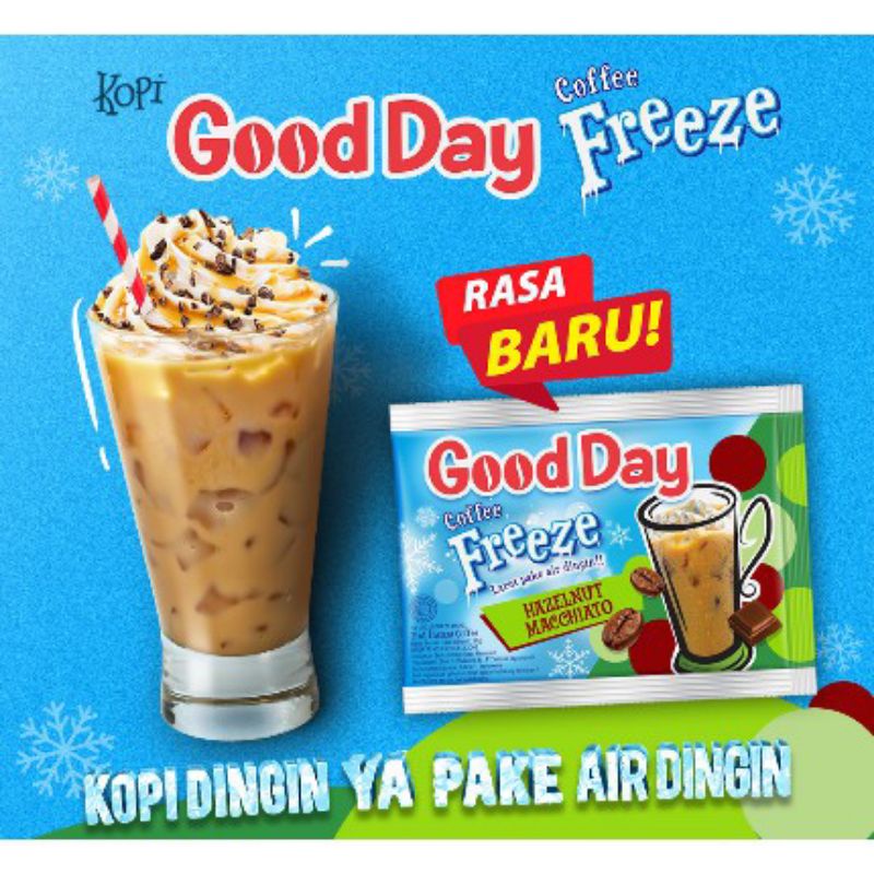 

GOOD DAY FREEZE ISI 5 SACHET X 30 GR