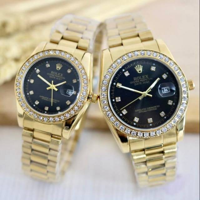 Rl Couple Rantai Mata Jam Tangan Pasangan/Jam Tangan Elegan /Jam Tangan Terkini