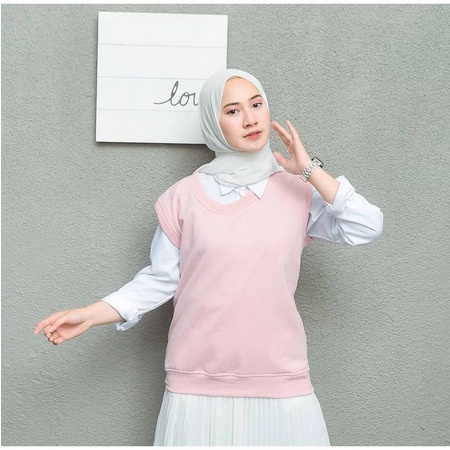 BEFAST - ZEC OOTD Wanita Rompi DAHLIA / Abaya Vest / Rompi Wanita Kekinian / Rompi Banyak Warna / Rompi Untuk OOTD Wanita