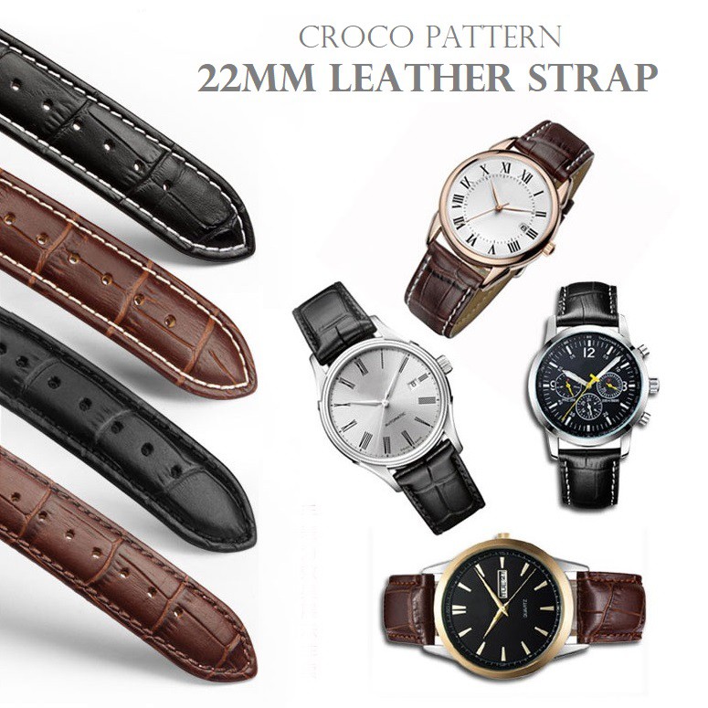 Croco Pattern Leather Strap Band for SAMSUNG GEAR S3