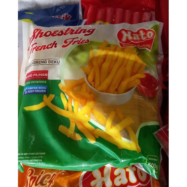 

HATO SHOESTRING FRENCH FRIES 500GR // FROZEN FOOD BANDUNG