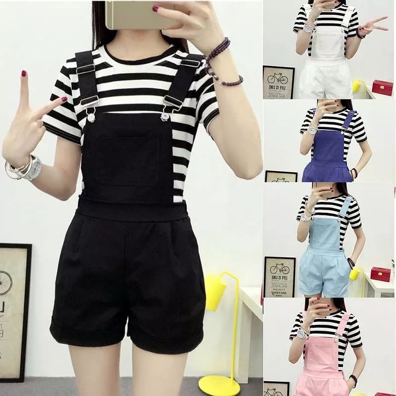 Short Jumpsuit Spring kekinian Overall  BIB korean gs