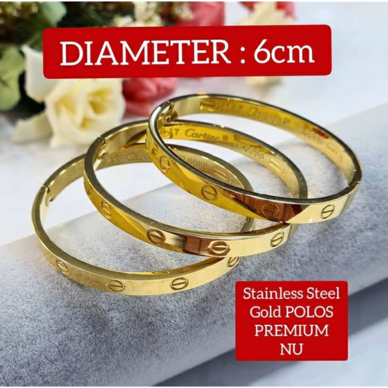 Gelang Bangle Polos Dewasa