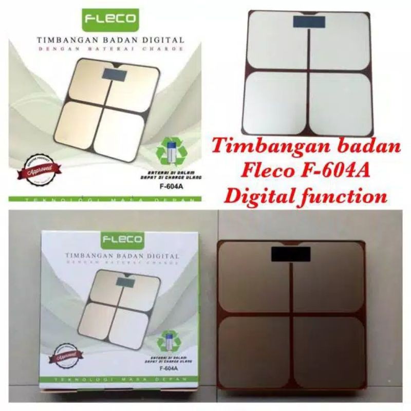 PROMO TIMBANGAN BADAN DIGITAL FLECO F-604A FC PROMO