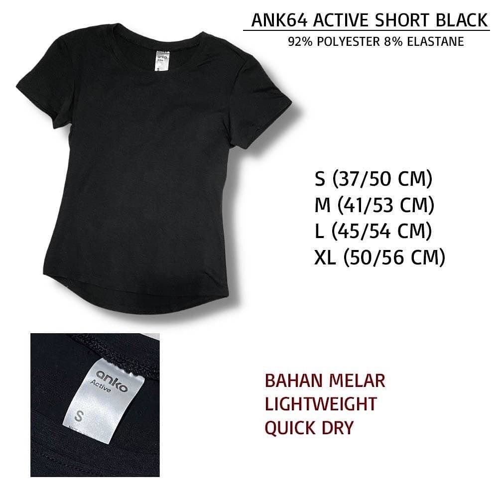Baju Kaos Wanita Anko 64 Active Short