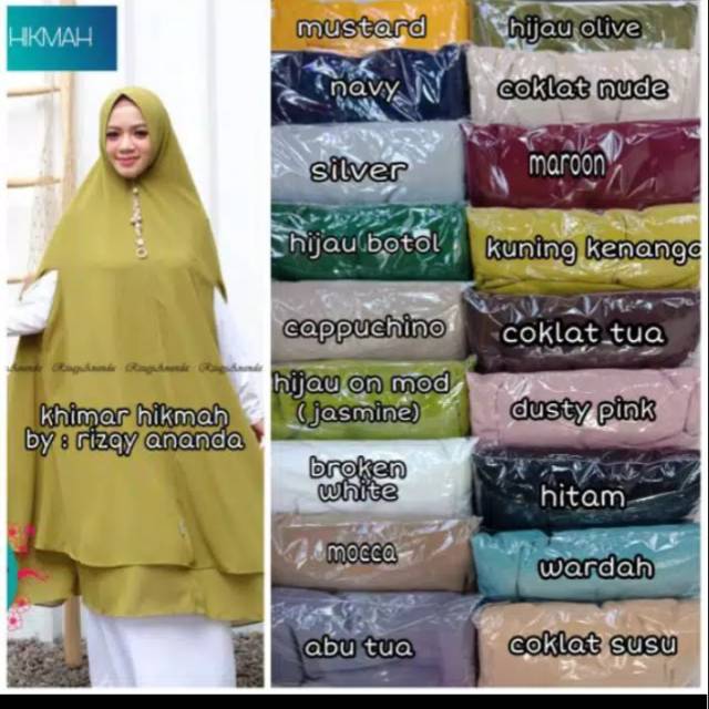 Khimar hikmah ORI Rizky Ananda