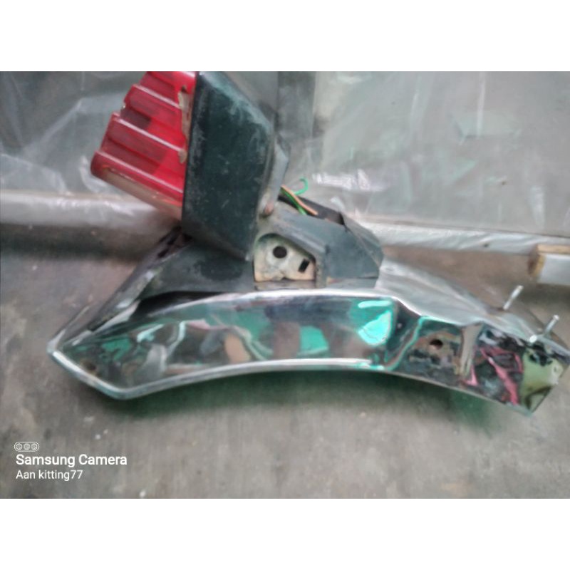 Spakbor Slebor Belakang Honda Win Besi Tahun Tua Set Bracket dudukan breket Stop lamp lampu ori orig