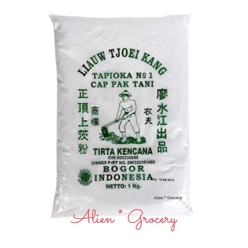 Tepung Sagu Liauw Tjoei Kang Cap Pak Tani 1000g 1kg