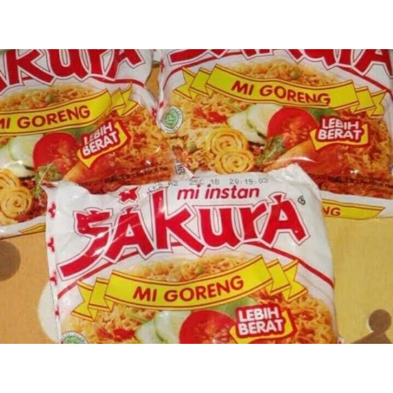 

Hemat 5 Pcs Mie Instan Sakura Goreng @ 60 Gram