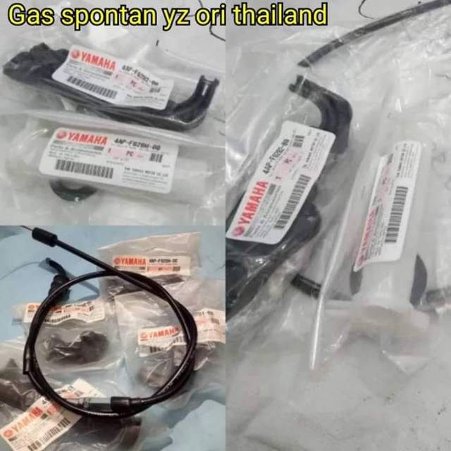 gas spontan motor  yz original thailand 100%