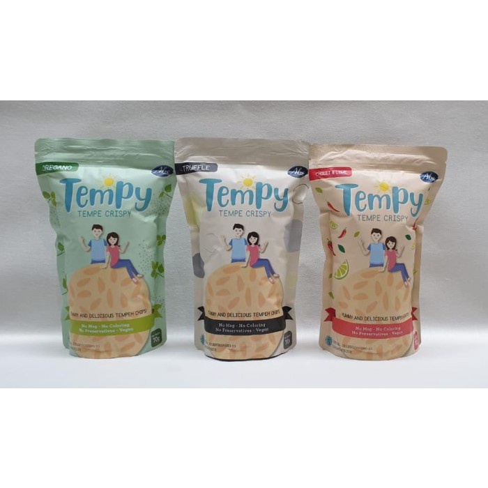 

⭐ COD ⭐ BUY 1 GET 1 FREE TEMPY (TEMPE CRISPY) YUMMY AND DELICIOUS - OREGANO