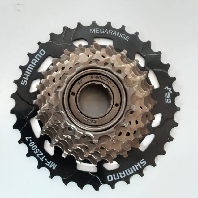 sprocket shimano 7 speed megarange TZ 500