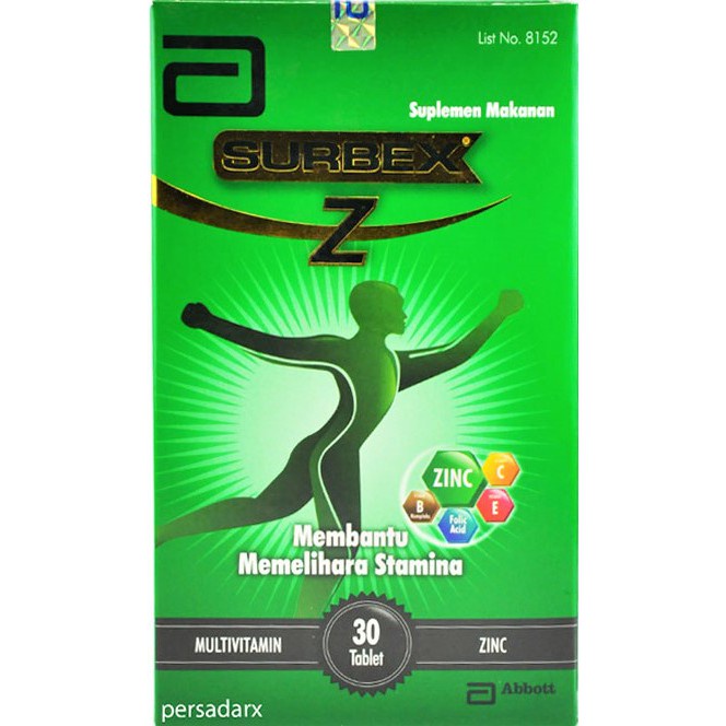 SURBEX Z SUPLEMEN MAKANAN ORIGINAL-BPOM