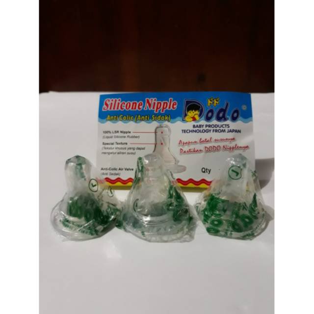 Silicone Nipple Dodo Anti Sidak ukuran L - SUSU MURAH