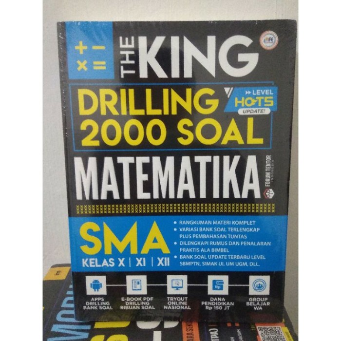 

❤BISA COD❤ BUKU MATEMATIKA SMA THE KING DRILLING HOST 2000 SOAL MATEMATIKA SMA