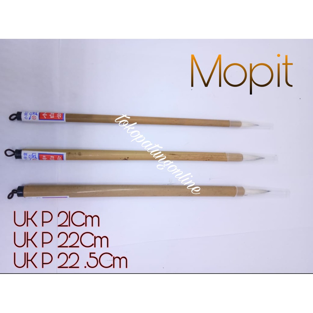 Kuas Mopit Bambu Import Asli