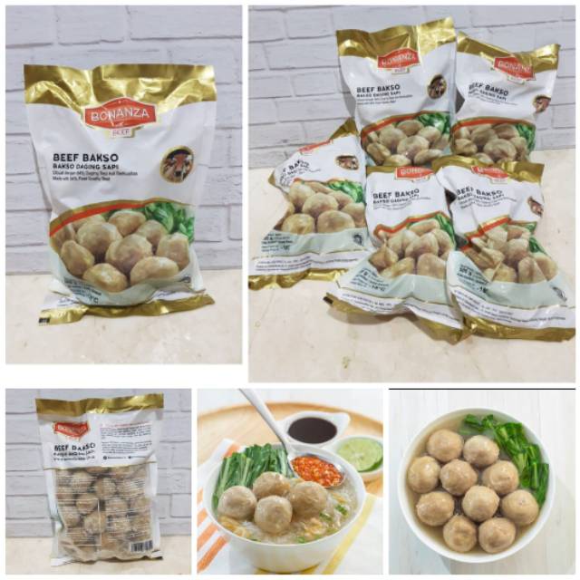 

Bonanza Beef Bakso 500 gr(GOJEK INSTANT COURIER ONLY) BONANZA BEEF BAKSO / BASO DAGING SAPI