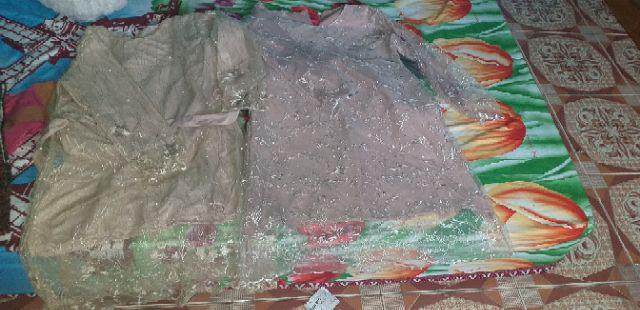 (harga Termurah + Ada Anak) Batik Couple Batik Parang Hijau Panjang Tile Brukat Selendang