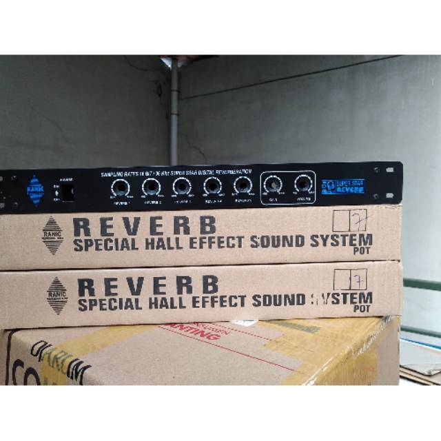 Box echo reverb 7 potensio