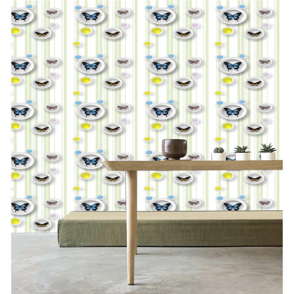 Wallpaper dinding 3d motif alam / Wallpaper dinding kamar tidur anak wallpaper stiker dinding rumah 45cm x 9m