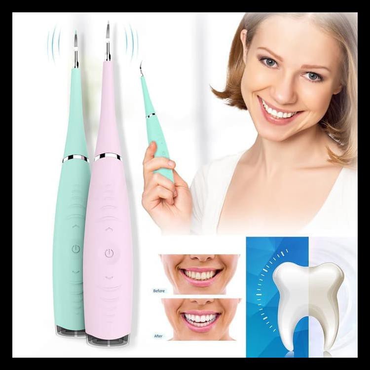 DENTAL SCALER PORTABLE PEMBERSIH KARANG GIGI ELEKTRIK ALAT SCALING
