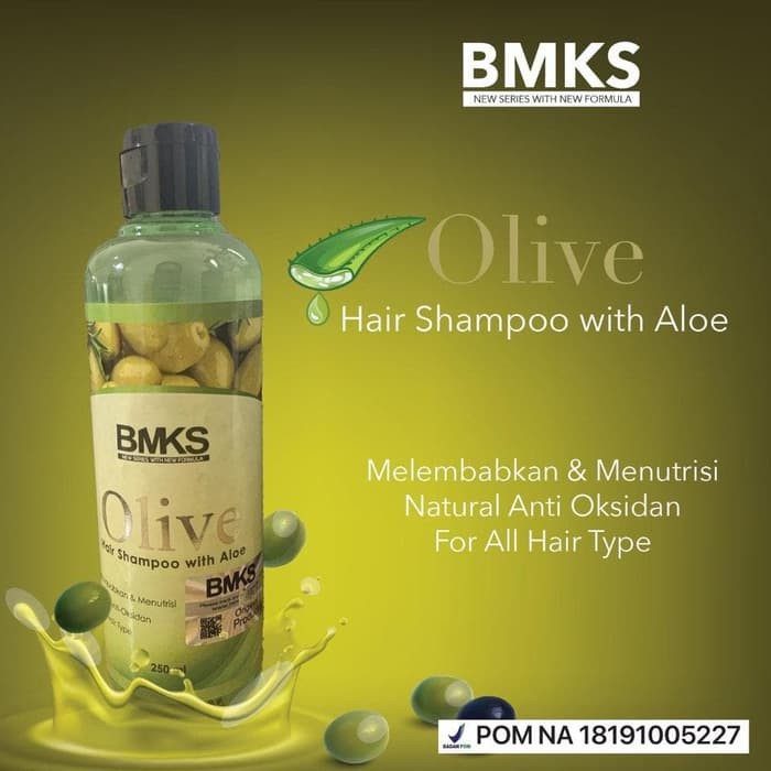 OLIVE SHAMPOO BMKS ALOEVERA - BMKS OLIVE SHAMPOO 250ML