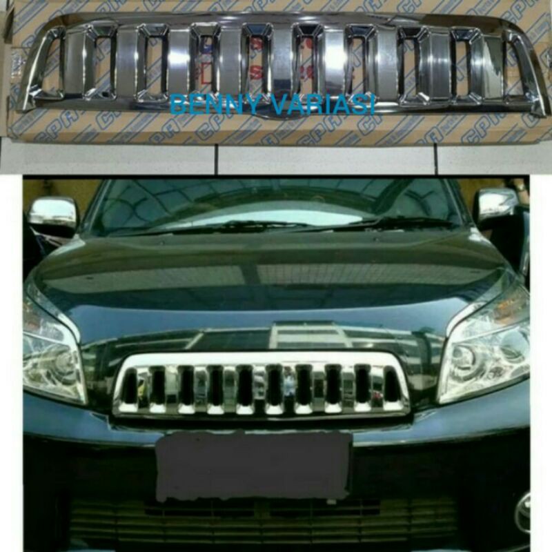 Grille Grill Gril Model Hummer Rush Terios Lama 2006-2011 Chrome Krom