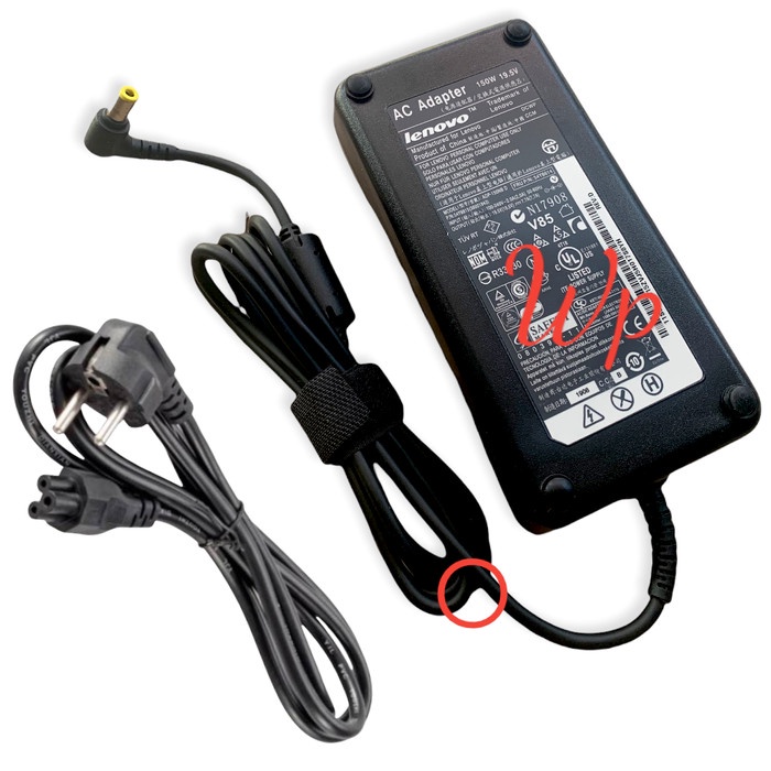 Adaptor Charger Lenovo All in one pc M72z M92z 19.5v 7.7a 6.3 x 3.0 mm