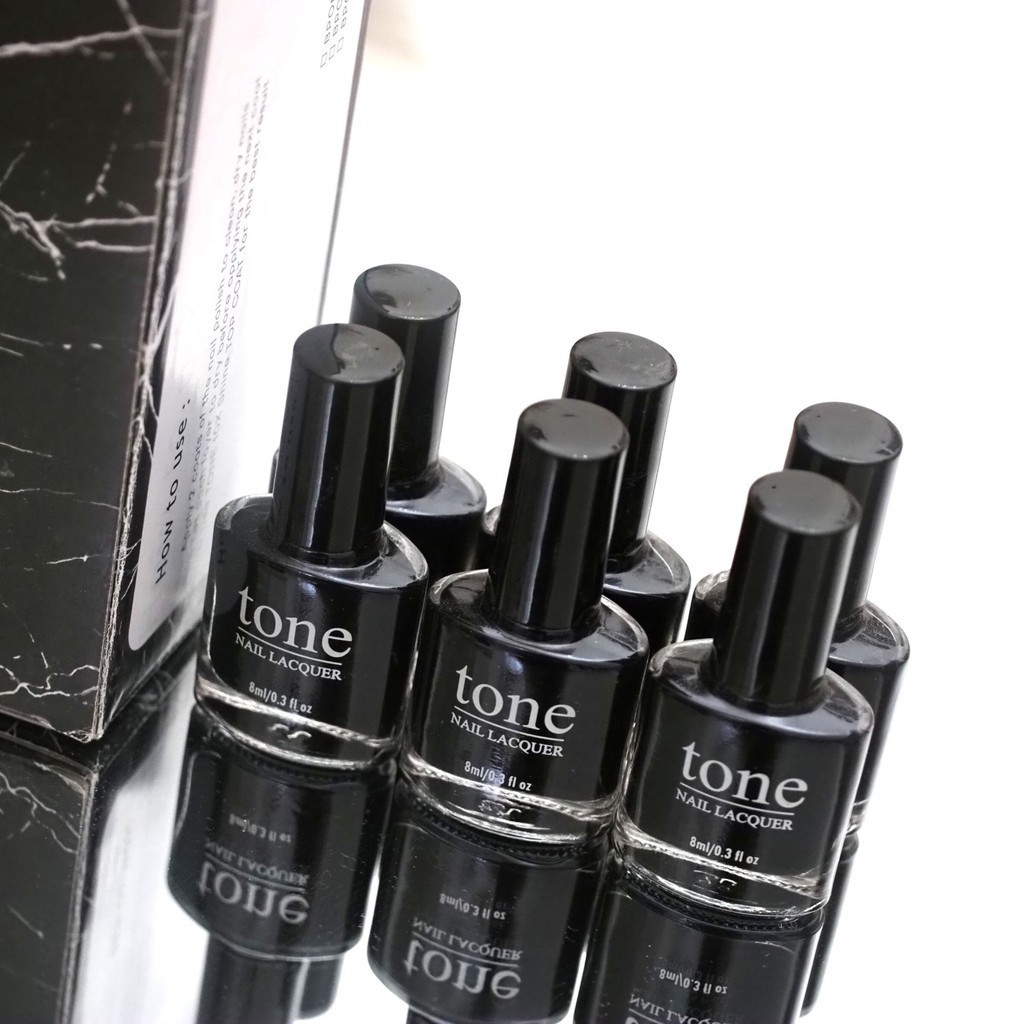 BLACK LACQUER KUTEK HITAM TONE NAIL LACQUER ORIGINAL BPOM KUTEX HITAM 8ML