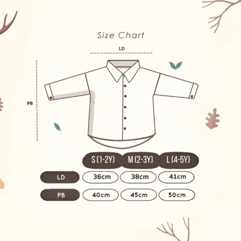 NICOLE BASIC OVERSIZED SHIRT Kemeja Anak Polos