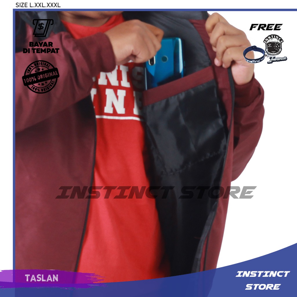 INSTINC JAKET PARASUT JUMBO WATERPROOF