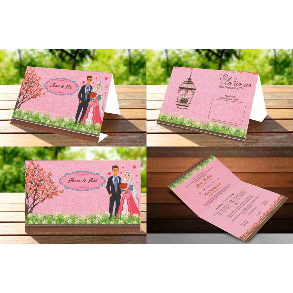 Undangan Pernikahan Elegant dan Murah