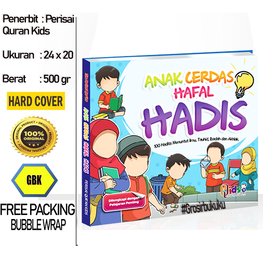 Buku Islami Anak Cerdas Hafal Hadis - Perisai Quran Kids