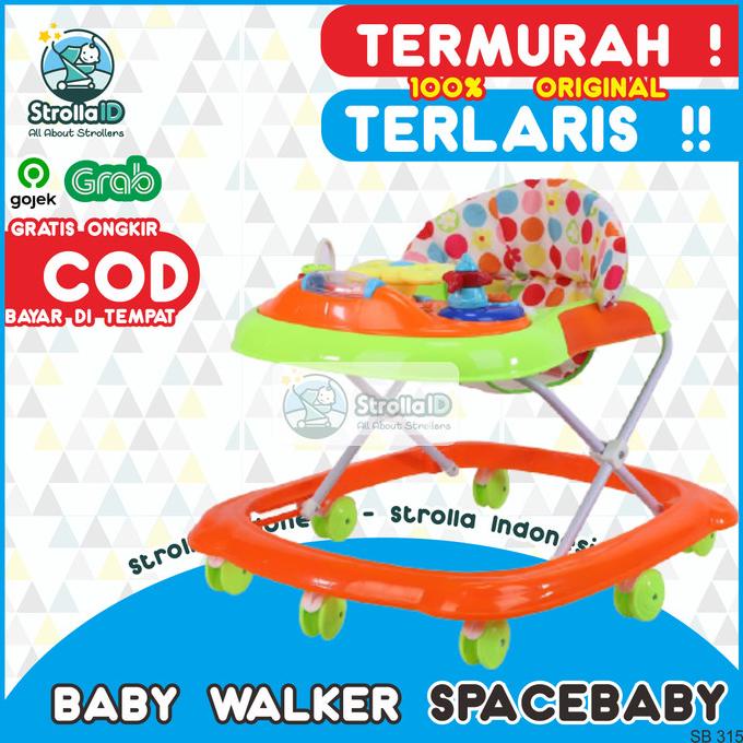 Baby Walker Spacebaby SB- 315 Stroller Mainan Anak Peralatan Bayi