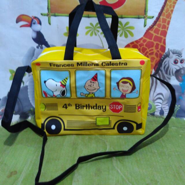 

Tas ultah resleting goodiebag