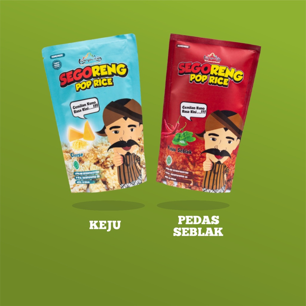 

SEGORENG KEJU + SEGORENG PEDAS SEBLAK (Rengginang Nasi)