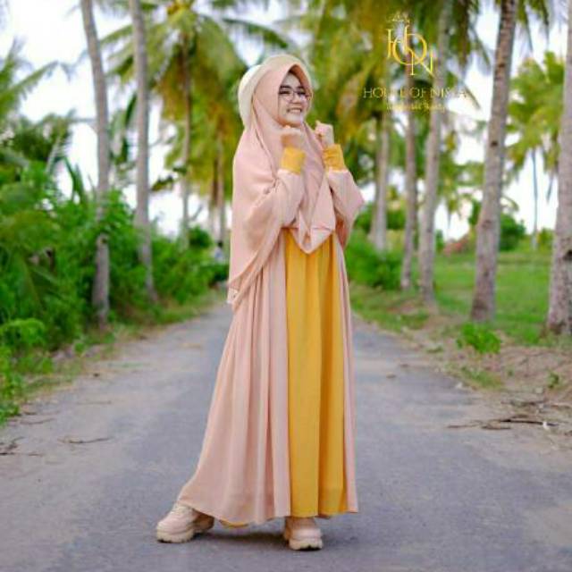 princess dress (gamis dan khimar)