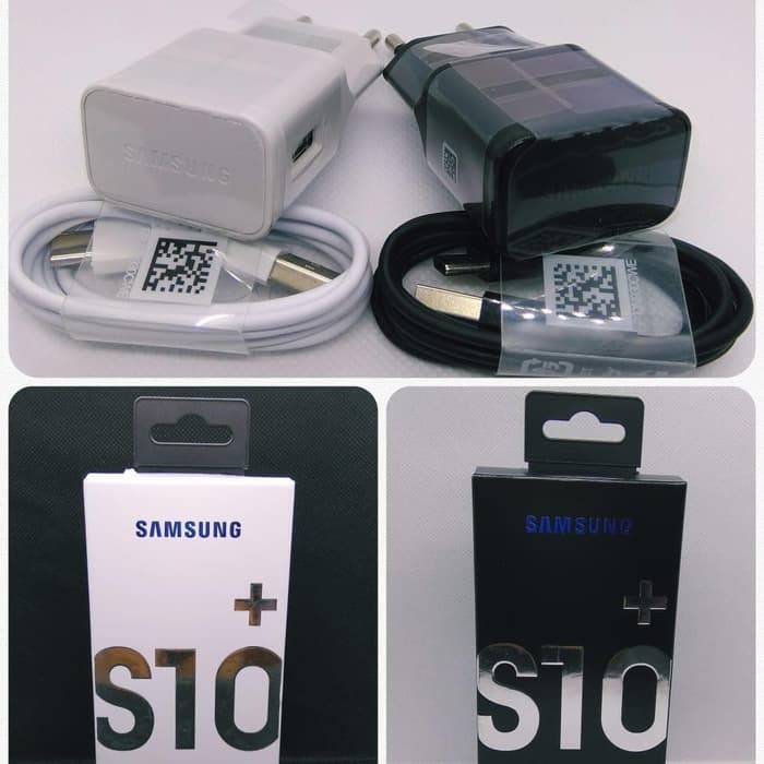 CHARGER SAMSUNG ORIGINAL S10+ KABEL DATA MICRO DAN TYPE-C FAST CHARGING 99%