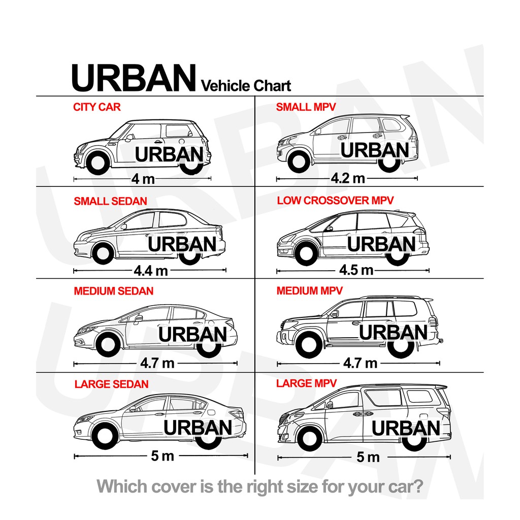 CAR COVER SELIMUT SARUNG TUTUP MOBIL URBAN S SEDAN BMW Z3/Z4 MERCY M40 TOYOTA COROLLA VIOS SOLUNA