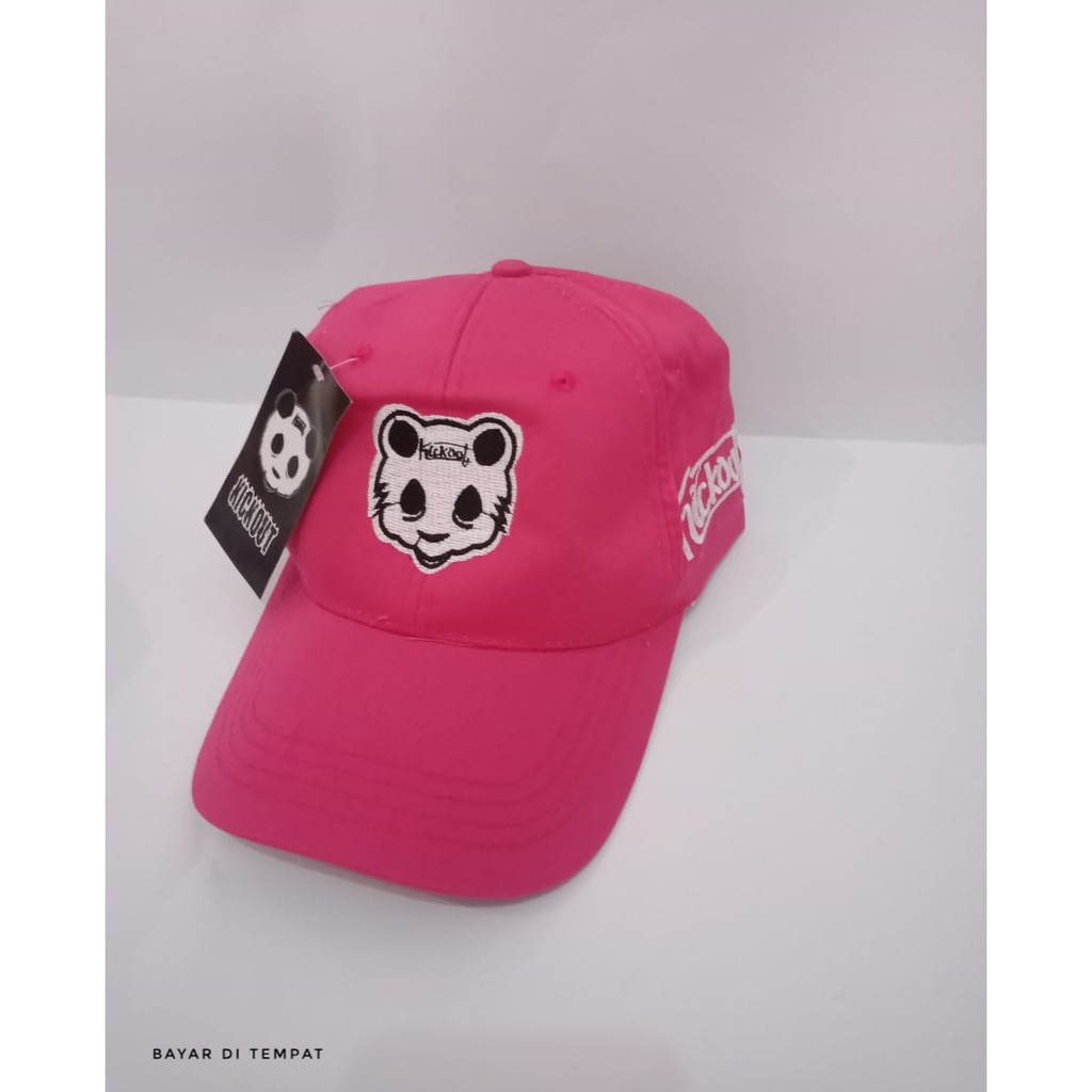 Topi Kickout Topi Distro Topi Panda Topi Bordir Karakter Topi Pria Wanita