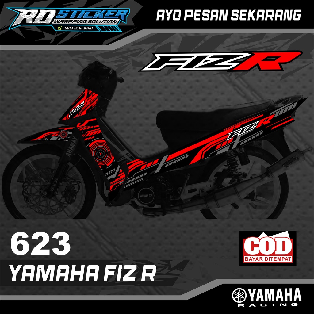 striping fiz r variasi - stiker fiz r - stiker fiz r variasi - stiker yamaha fizr  - stiker motor fi