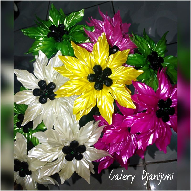 BUNGA MATAHARI || Bunga Akrilik Matahari bahan mutiara