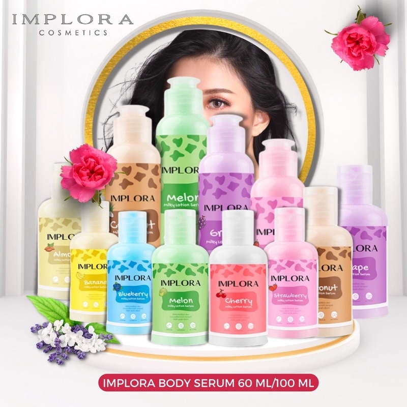 IMPLORA MILKY LOTION SERUM UK.60ML&amp;100ML