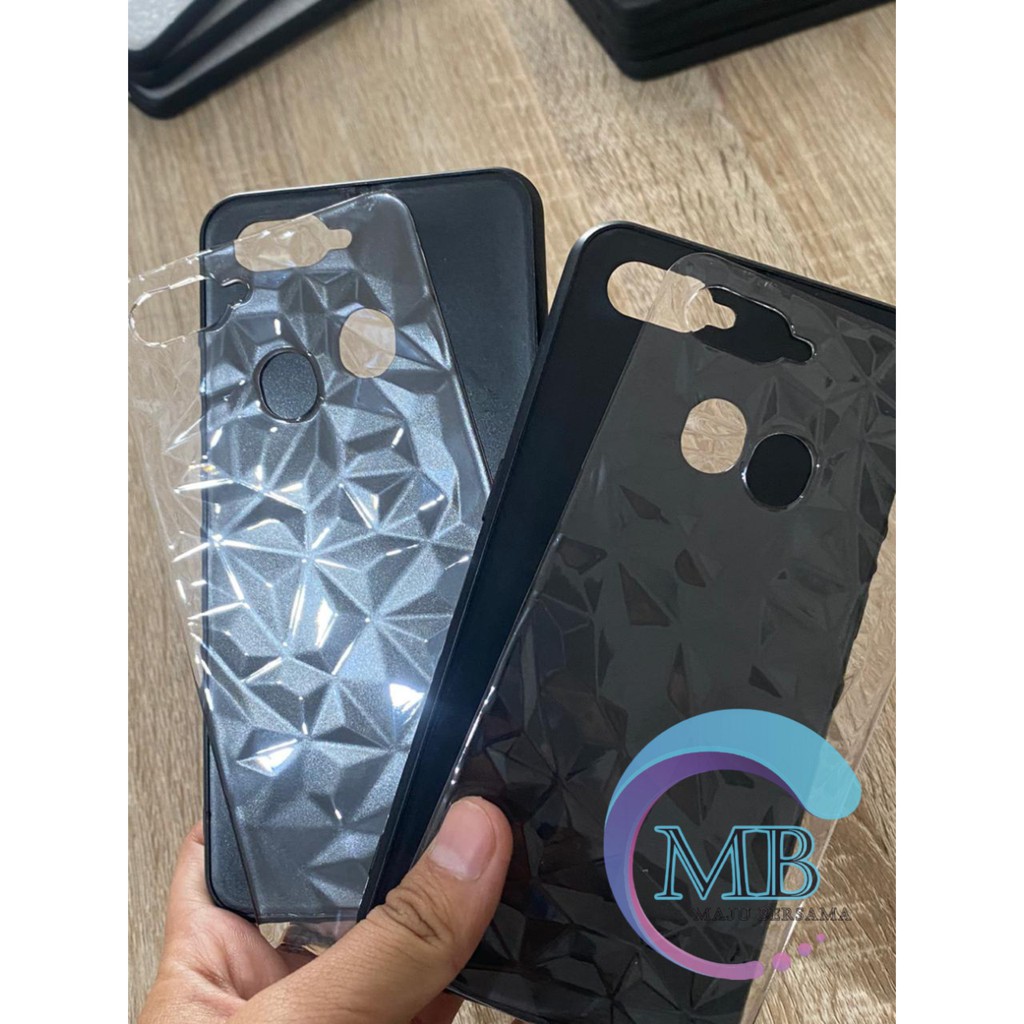 Softcase tempered glass Back Case diamondCase Polos Case Mentahan MB124